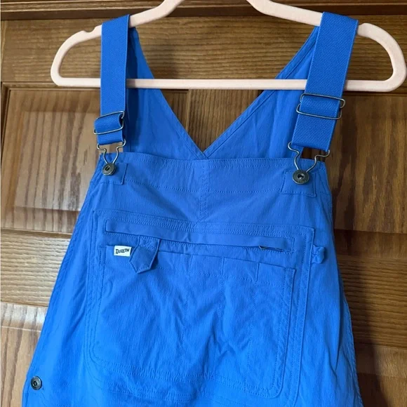 Duluth Trading Co Periwinkle Blue Women's Garden Overalls - large - Picture 4 of 7
